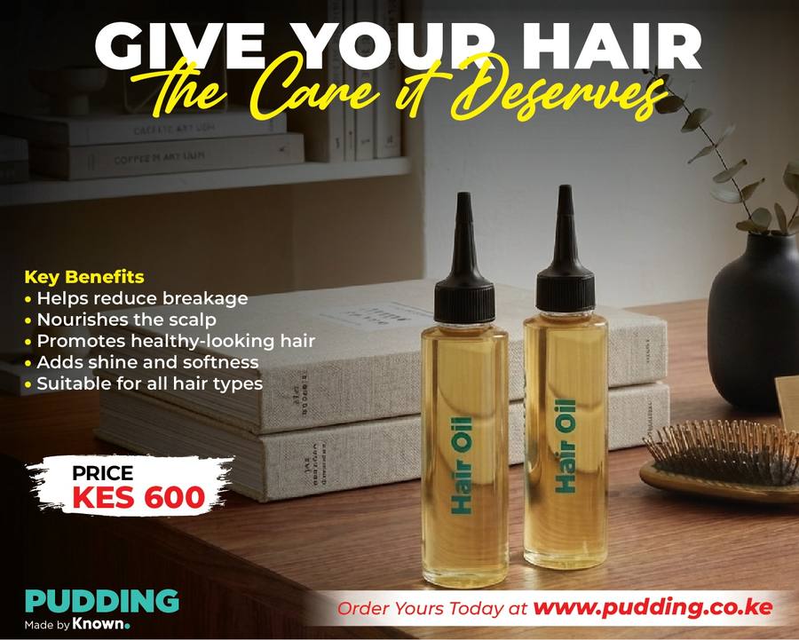 Give your hair the care it deserves - Pudding Hair Oil