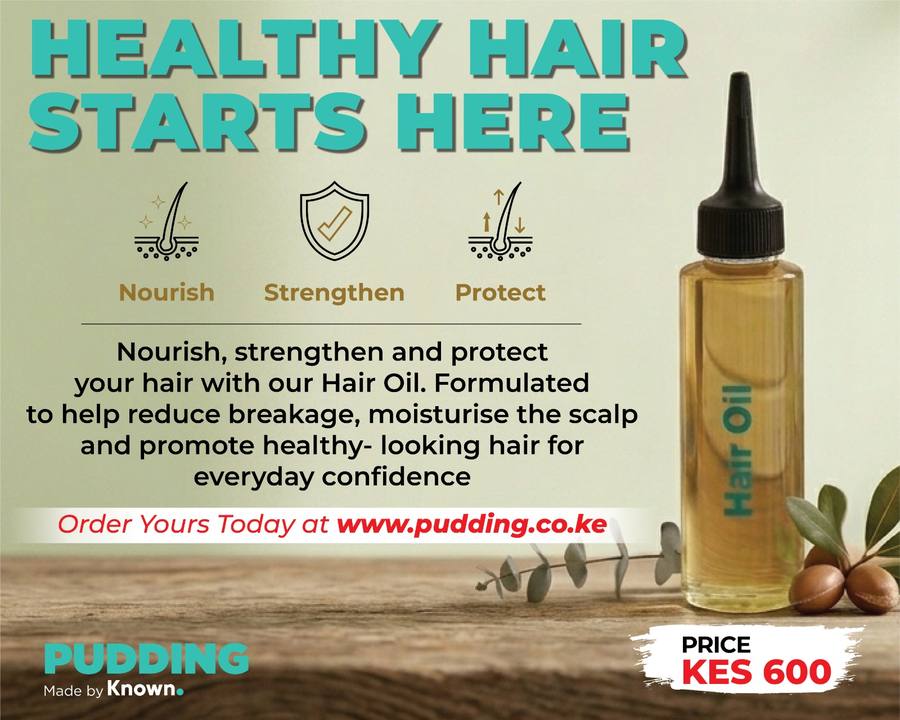 Healthy hair starts here - Pudding Hair Oil